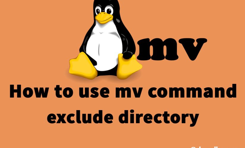 How To Use Mv Command Exclude Directory